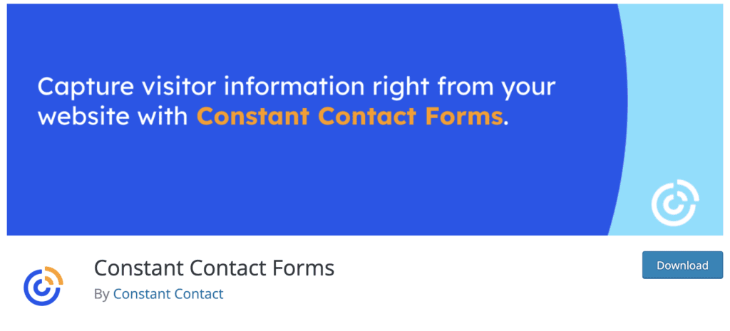 Constant Contact Forms | WordPress Plugins | Sahad Sarang